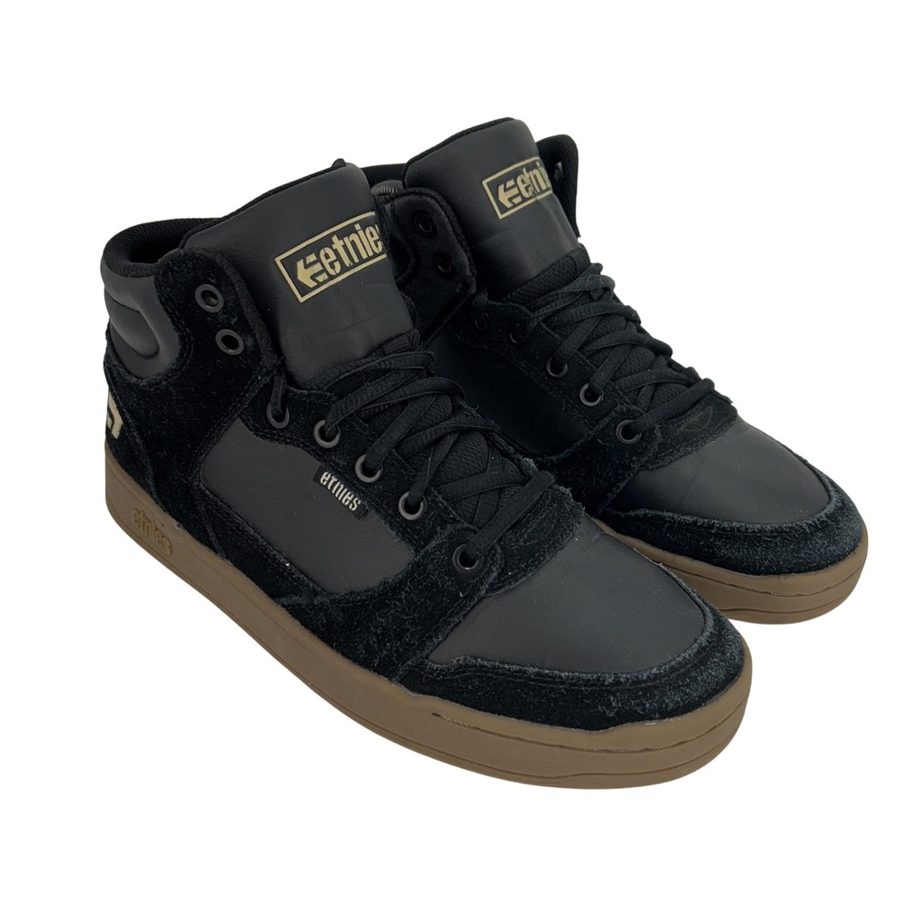 Etnies Shoes Mens Size 7.5 High Top Skateboarding Leather Suede Sneakers‎